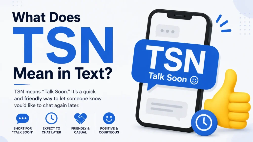 What Does TSN Mean in Text