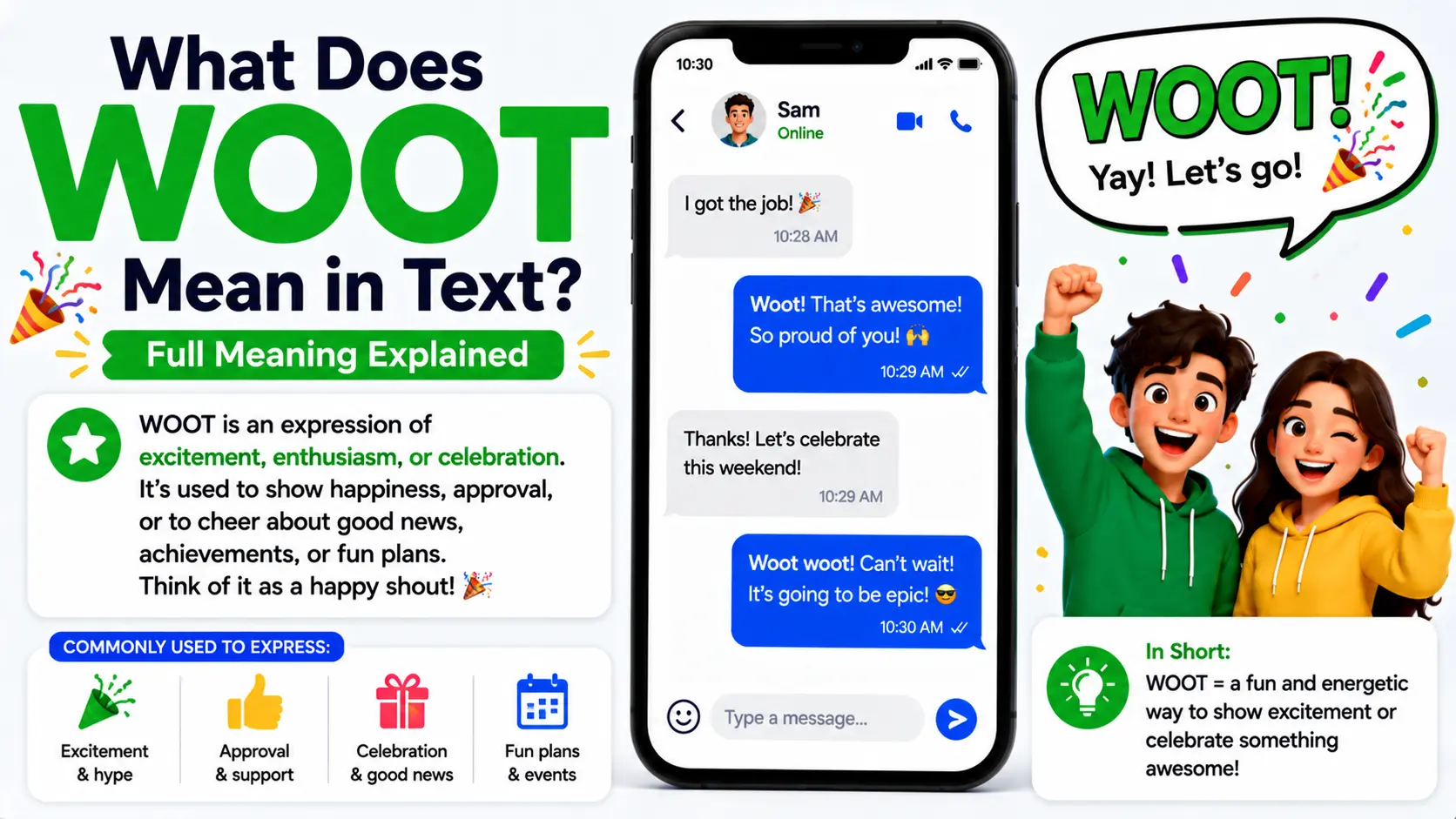 What Does Woot Mean in Text