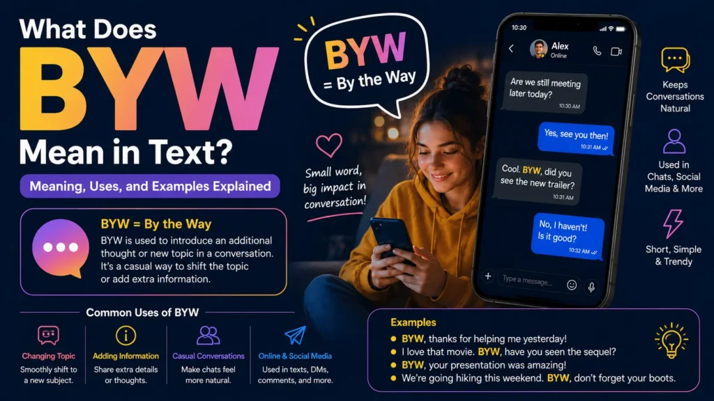 BYW Mean in Text