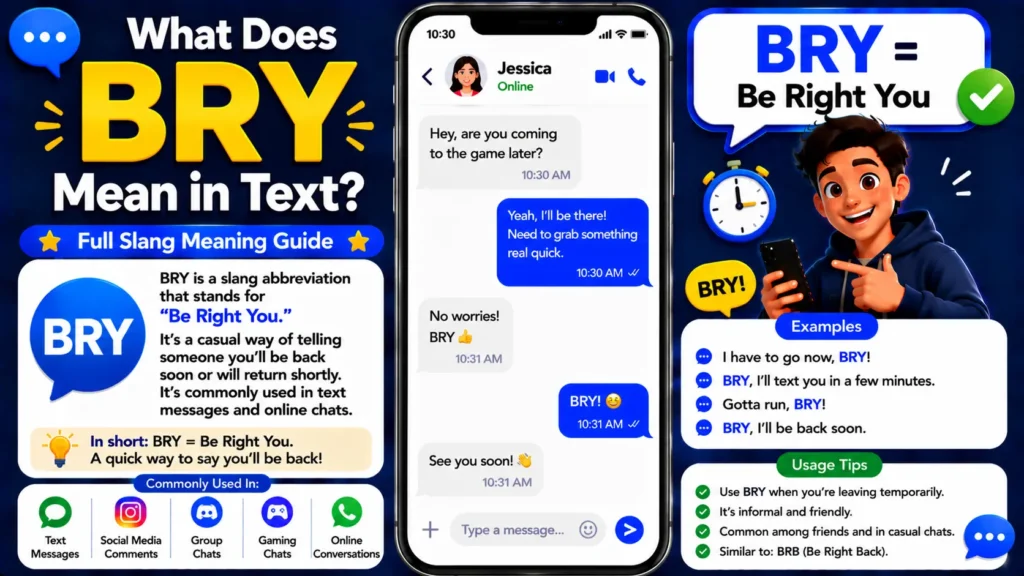 What Does BRY Mean in Text