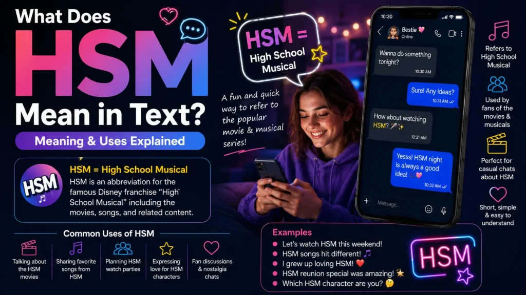 What Does HSM Mean in Text