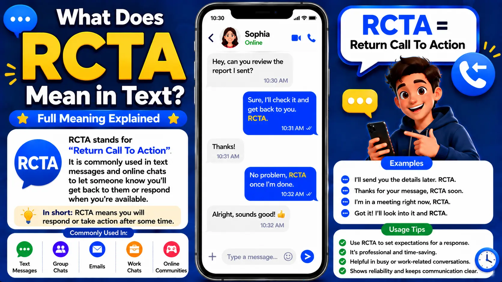 What Does RCTA Mean in Text