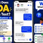 What Does WDA Mean in Text