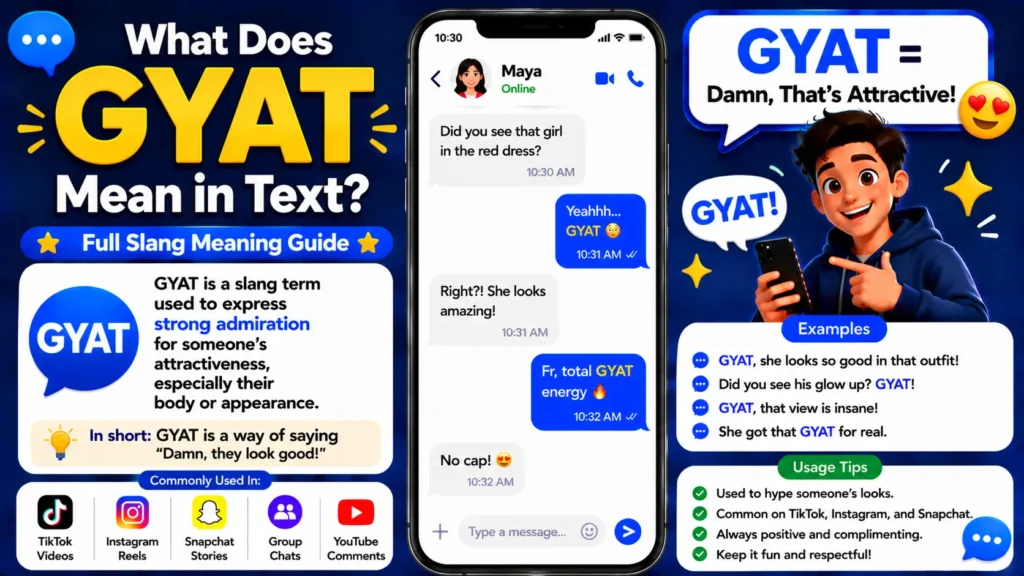 What Gyat Mean in Text