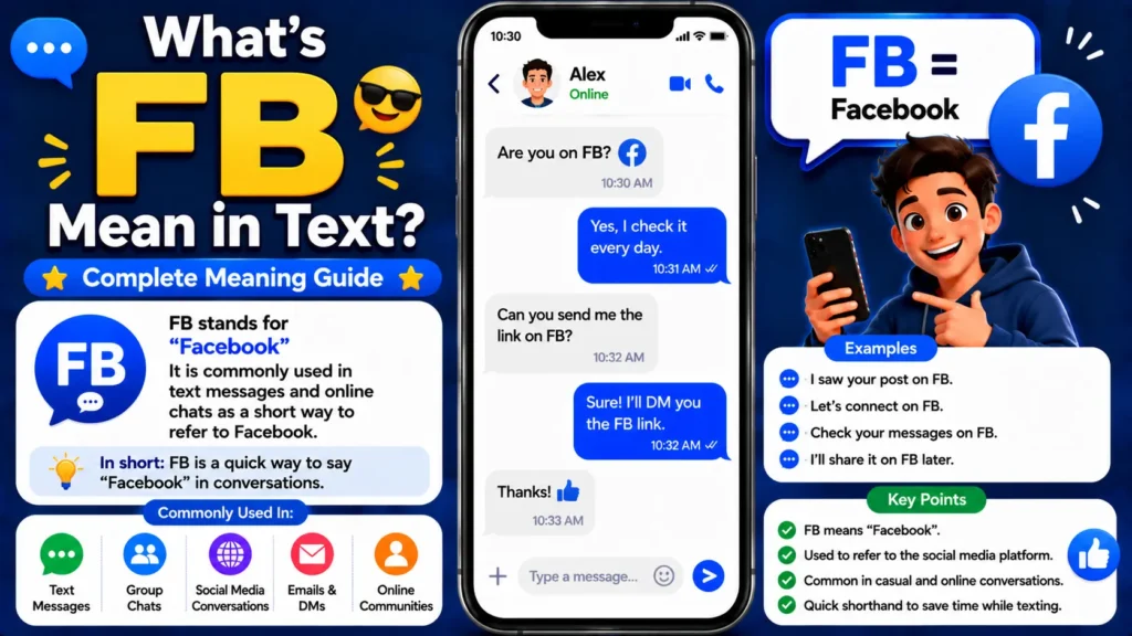 What's FB Mean in Text