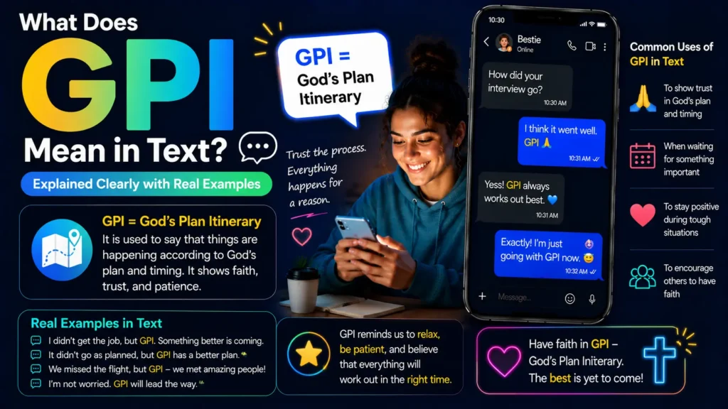 GPI Mean in Text