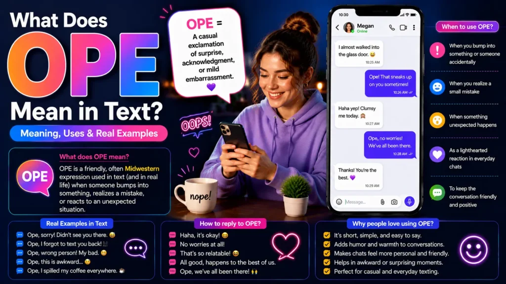 OPE Mean in Text
