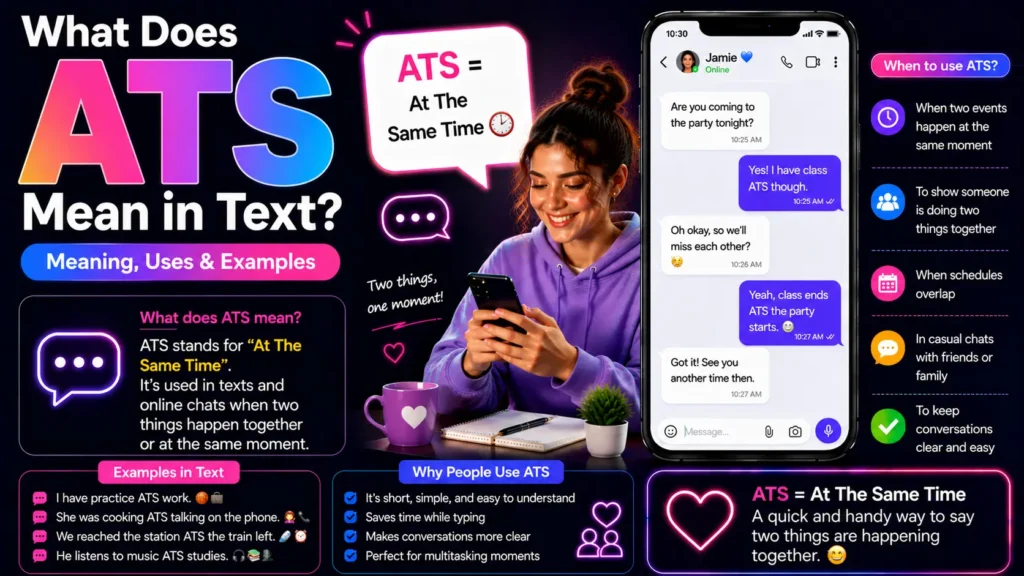 What Does ATS Mean in Text