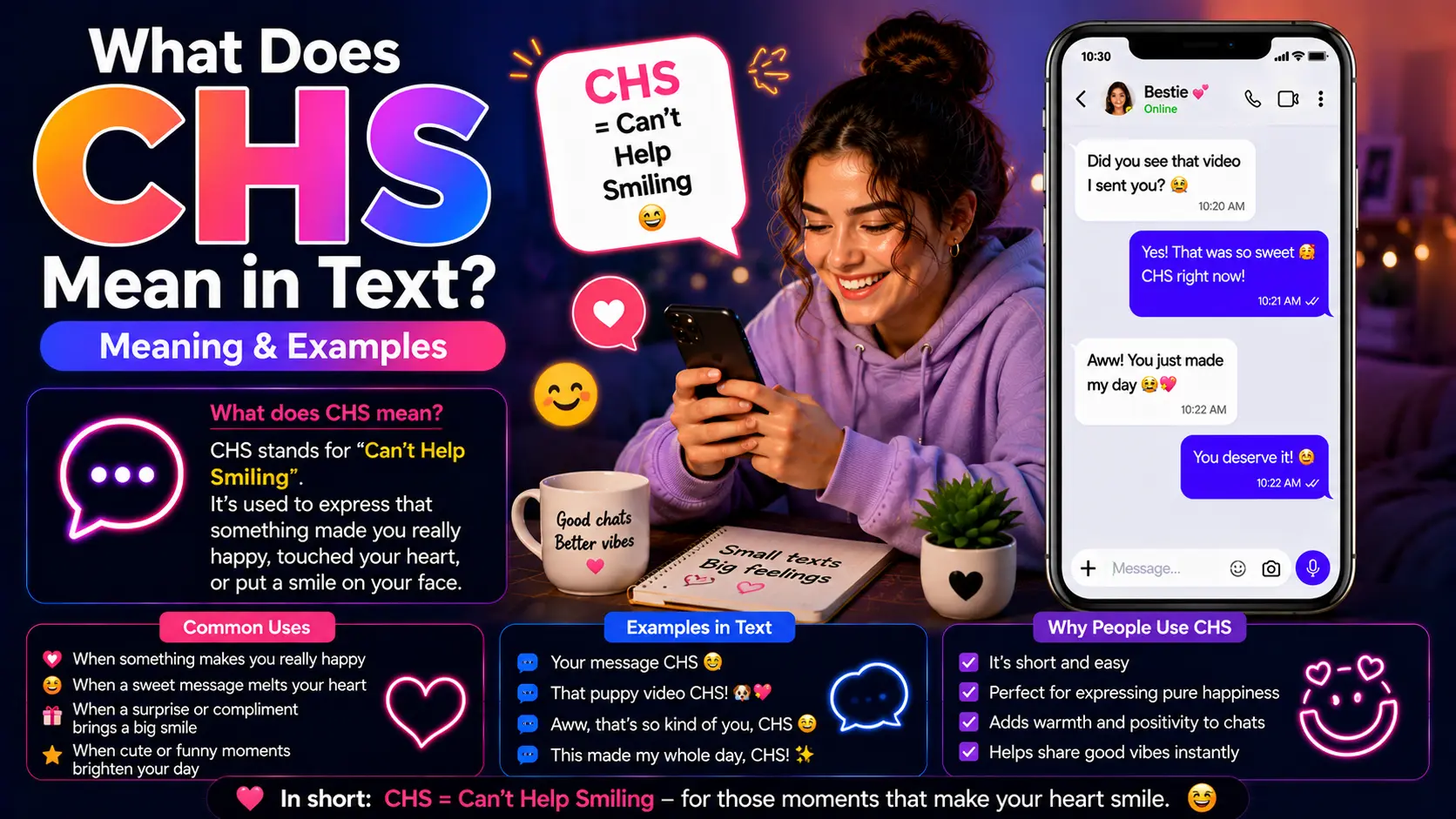 What Does CHS Mean in Text