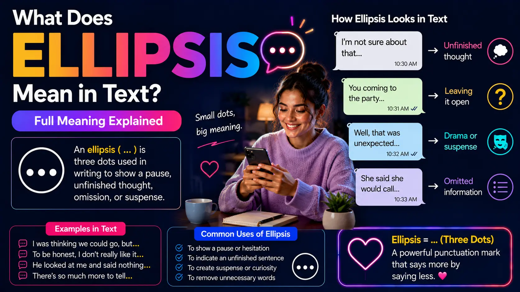 What Does Ellipsis Mean in Text