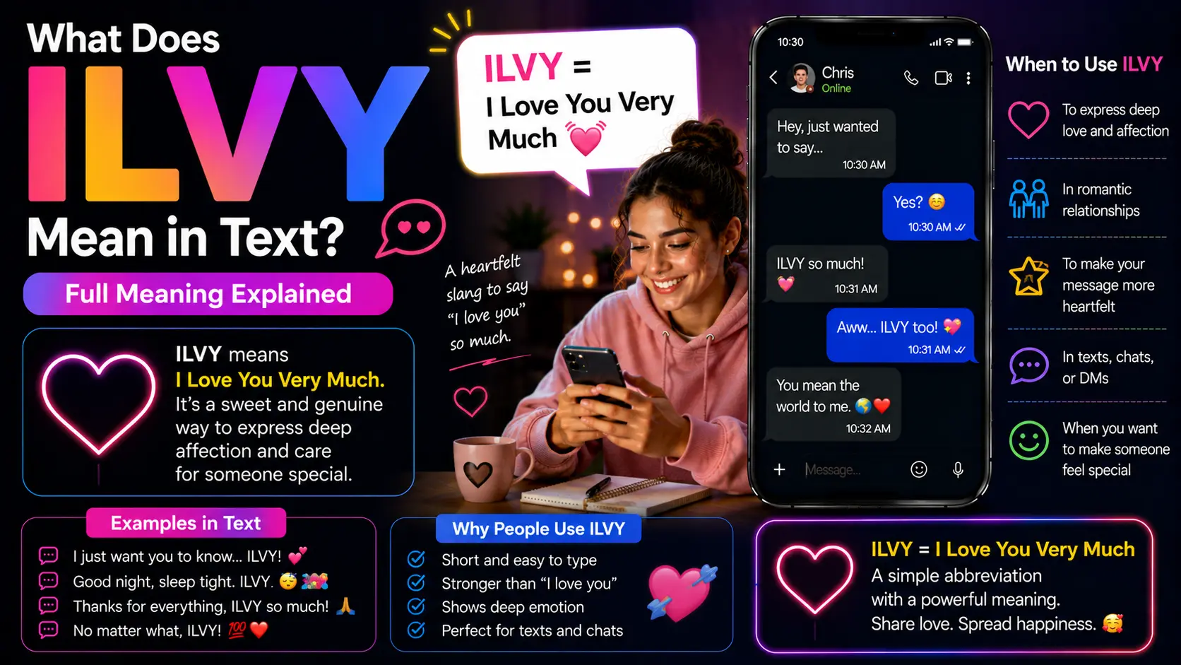What Does ILVY Mean in Text
