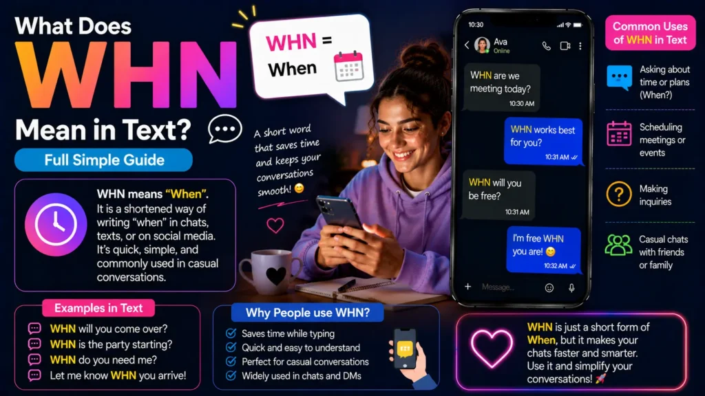 What Does WHN Mean in Text